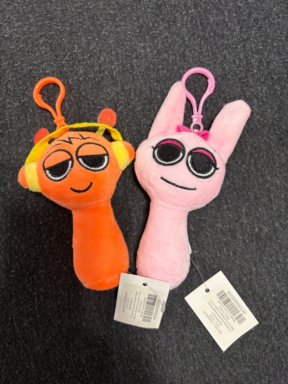 Pinky and Oren Sprunki Bag Clips
